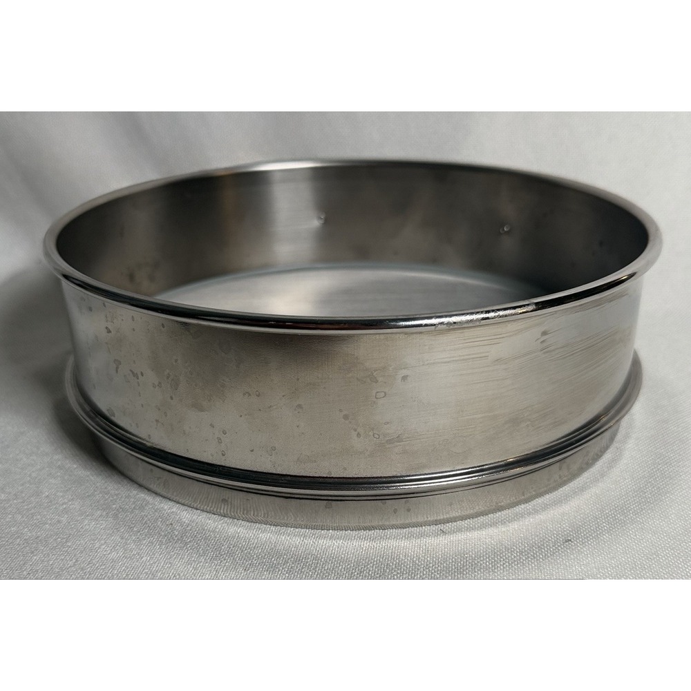 Gilson 8" Stainless Test Sieve No. 120 125µm ASTM E11 Lab Grade - MINT MESH COND - Picture 5 of 7